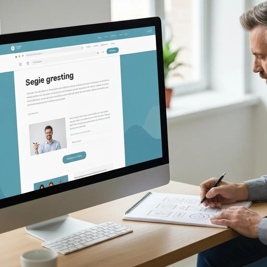 Close-up of a website interface showcasing user-friendly design elements
