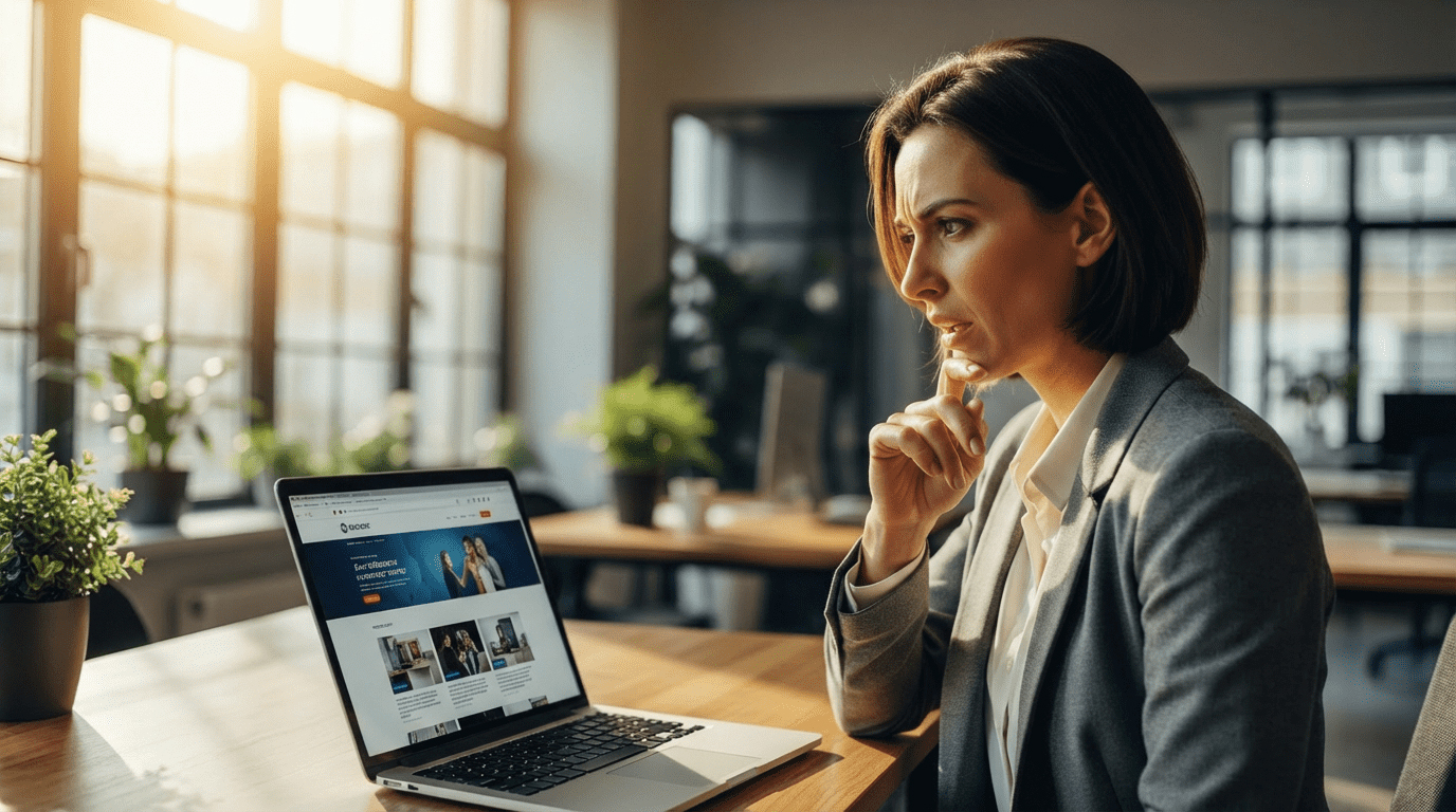 A puzzled business owner wondering how to jump on the hypoe that is AI readiness.