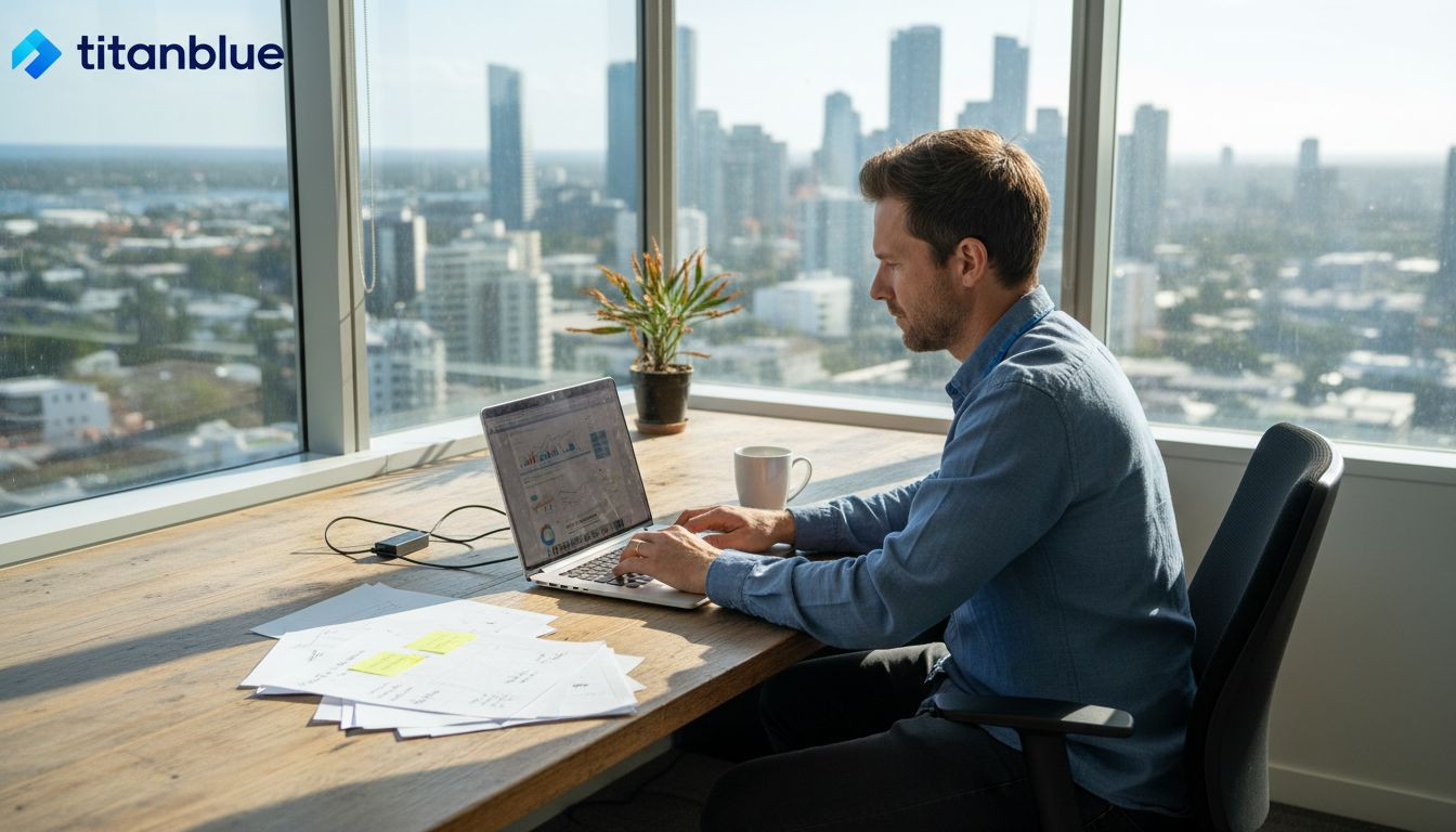 AI search expert working in Gold Coast office