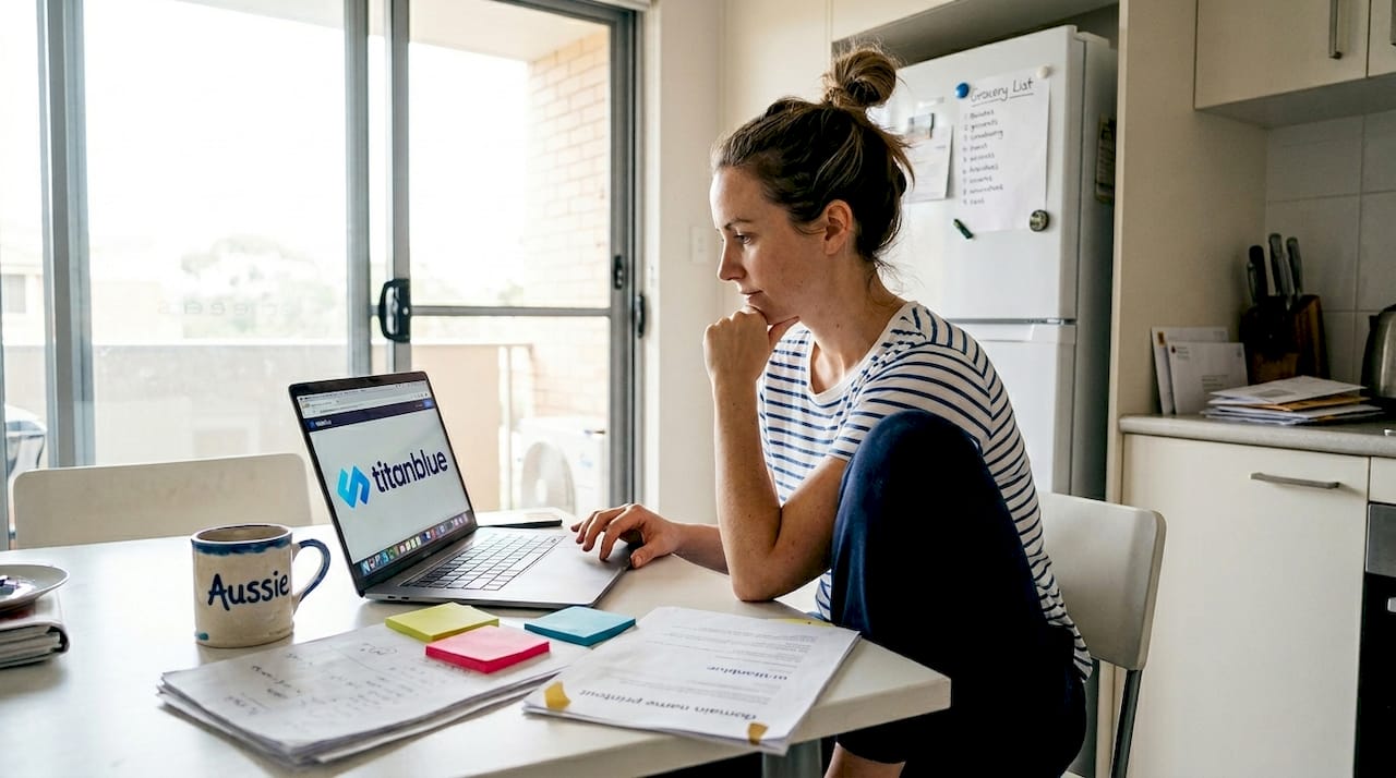 Sydney entrepreneur organizing ecommerce legal documents