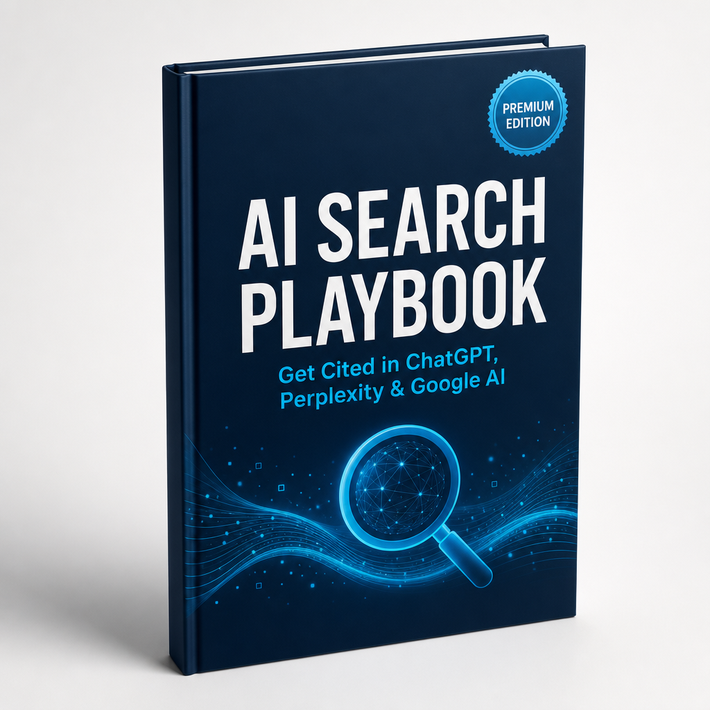 AI Search Playbook by Titan Blue - Premium Edition - Get your business cited in ChatGPT, Perplexity and Google AI