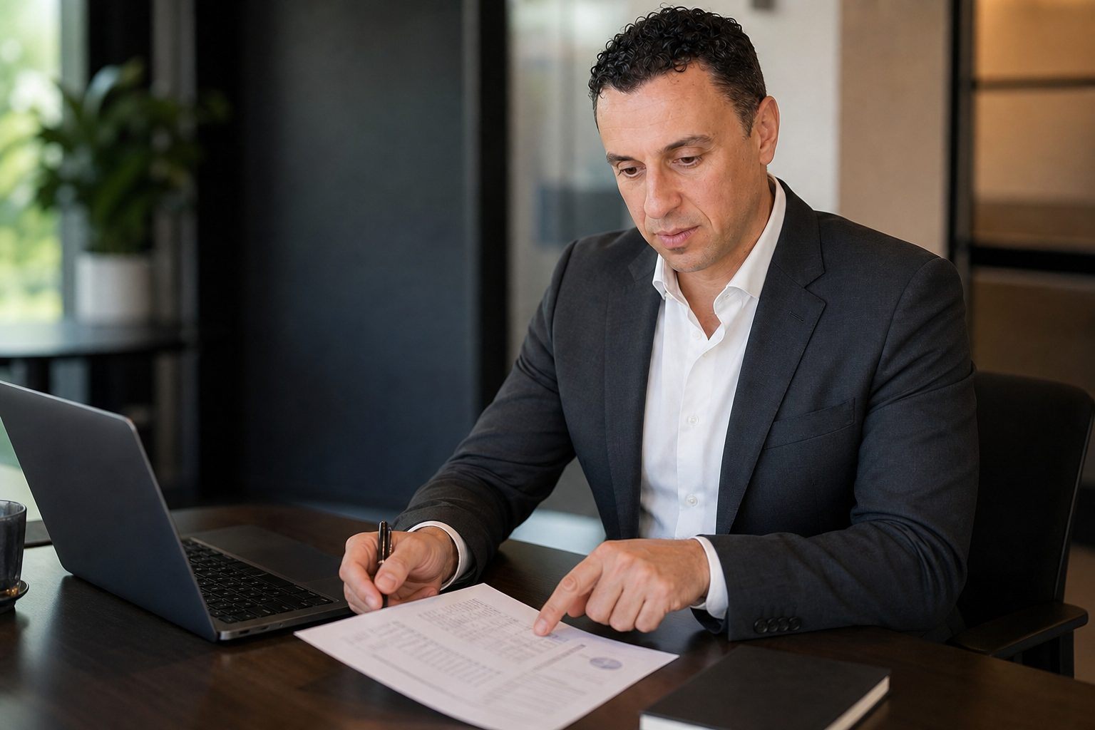 Richie Zengoski reviewing key AI SEO terms and definitions at Titan Blue