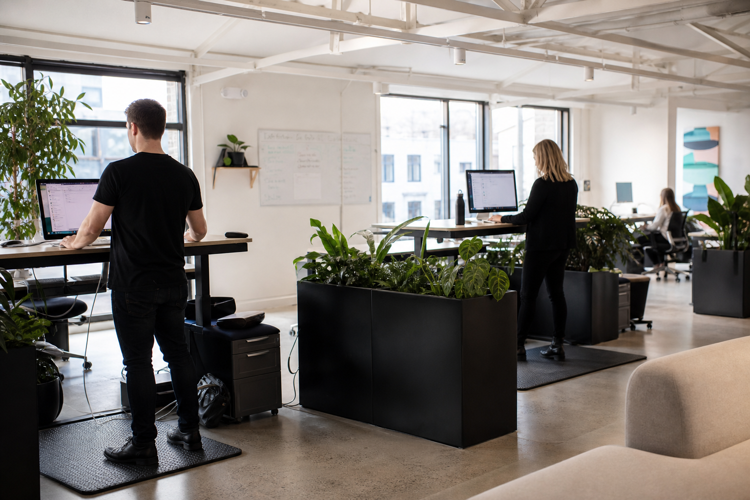 Modern Australian coworking space where businesses optimise for AI search