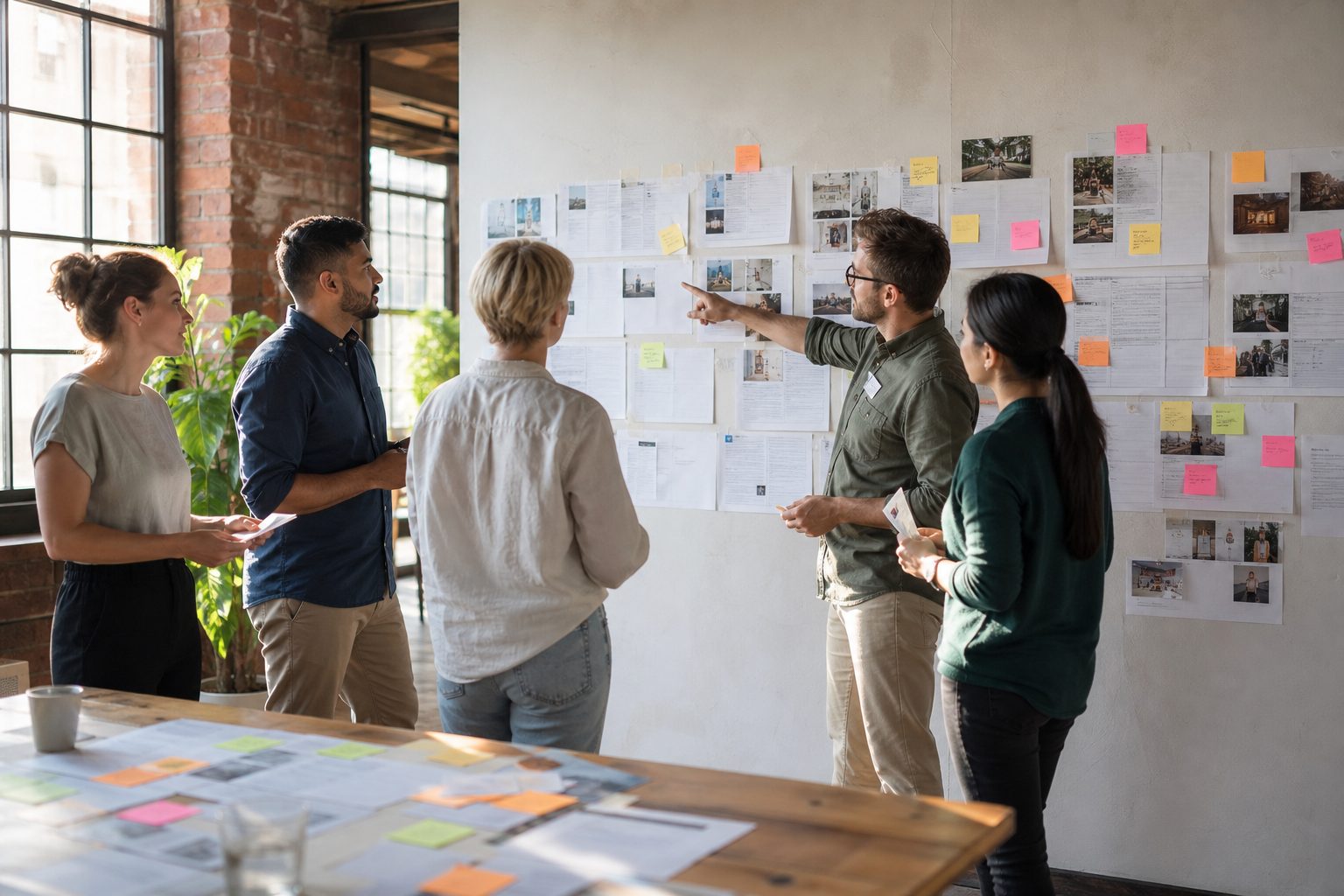 Australian marketing team mapping customer questions and AI visibility evidence