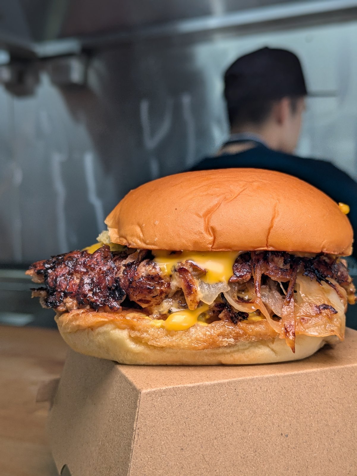 Eat at ROBs smash burger, Rozelle